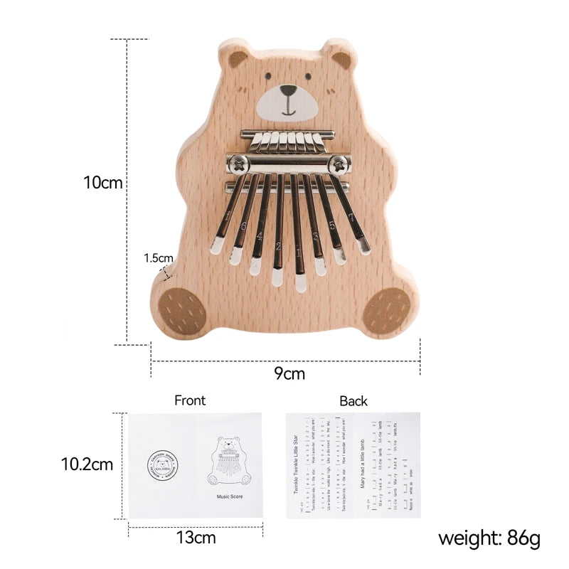 Kalimba Mini 8 Touches éveil musical