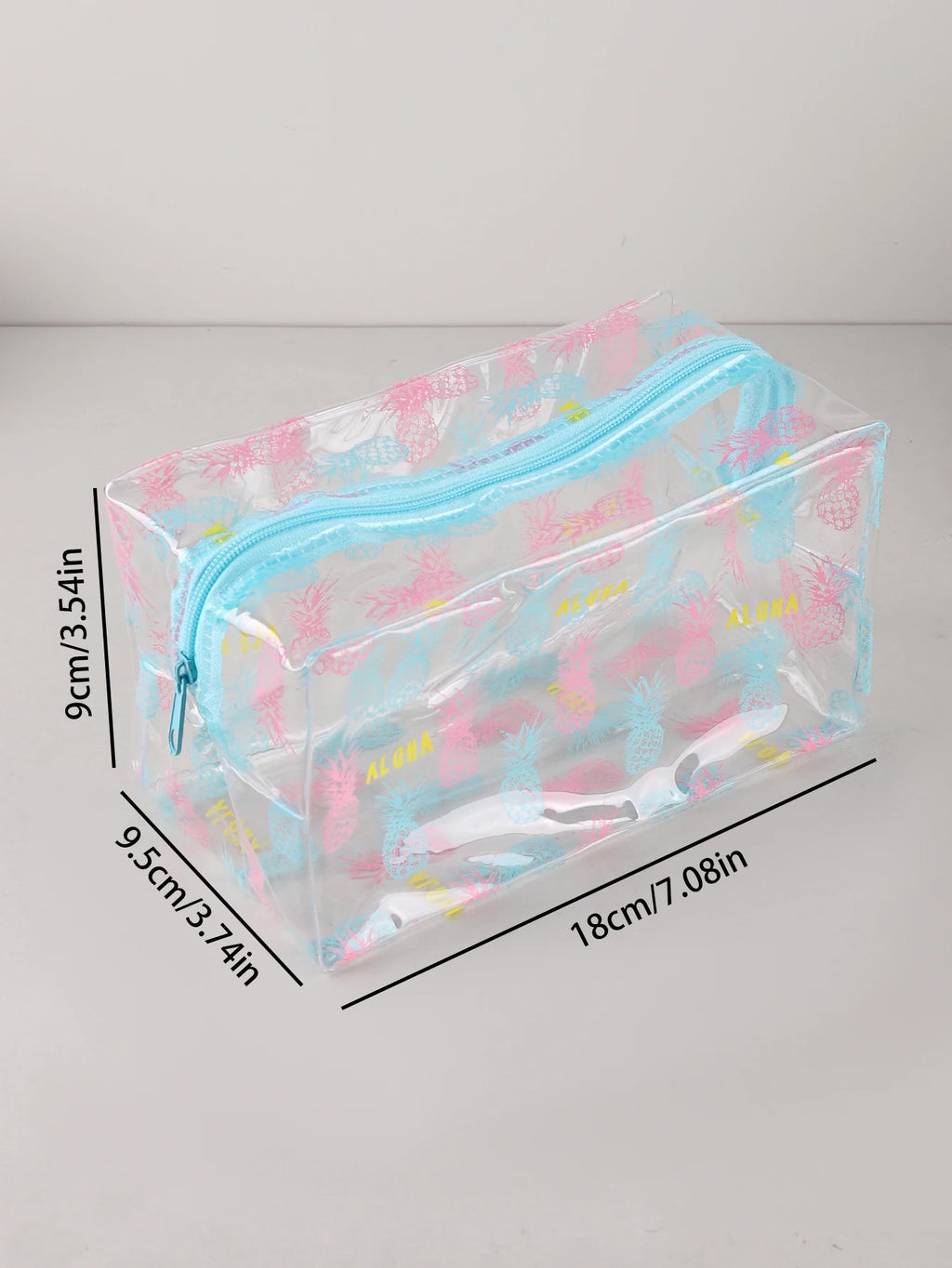 Ananas Trousse PVC Transparente