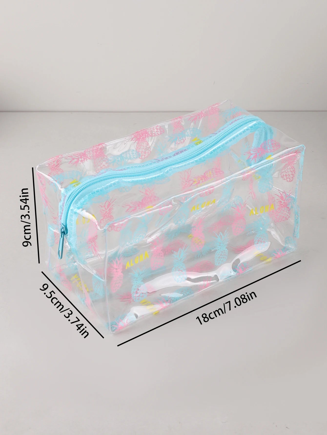 Ananas Trousse PVC Transparente
