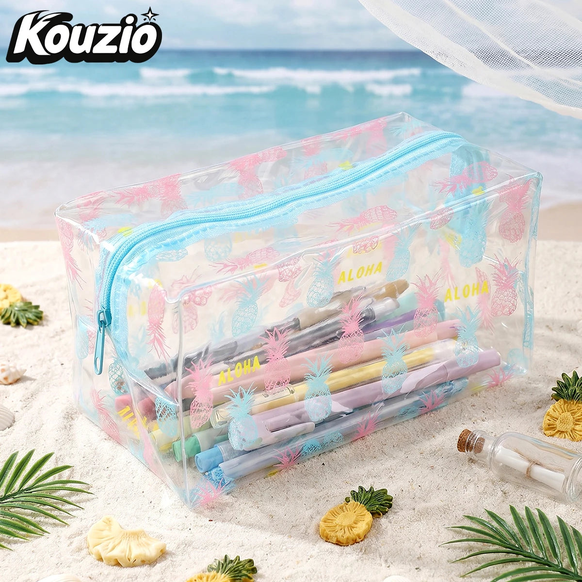 Ananas Trousse PVC Transparente